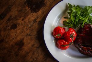 plate of vegetables salad